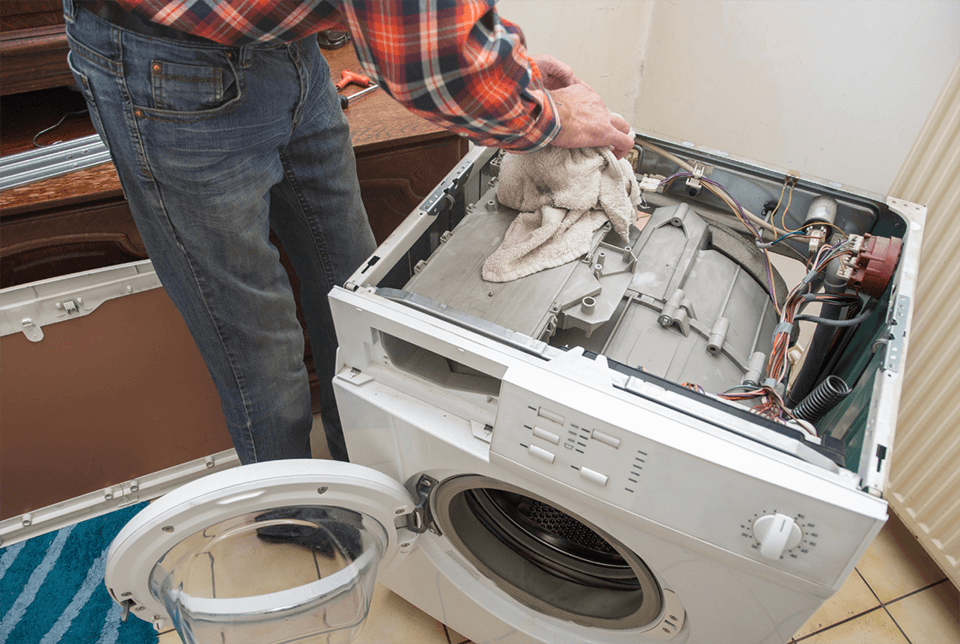 Bosch washing machine door lock mechanism replacement in Jumeirah Lake Towers apartments